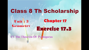 8 Th Scholarship Maths Chapter 17 | Exercise 17.3 | FOR ENGLISH & SEMI ENGLISH