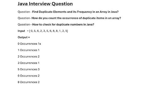 #5 How do you count the occurrence of duplicate items in an array? | Duplicate Elements in Array