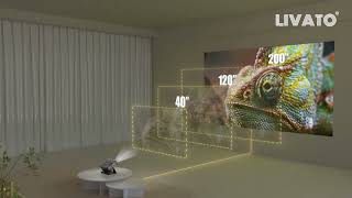 Livato HA109 Smart Projector with Android 11 + 4K Support ! First Look