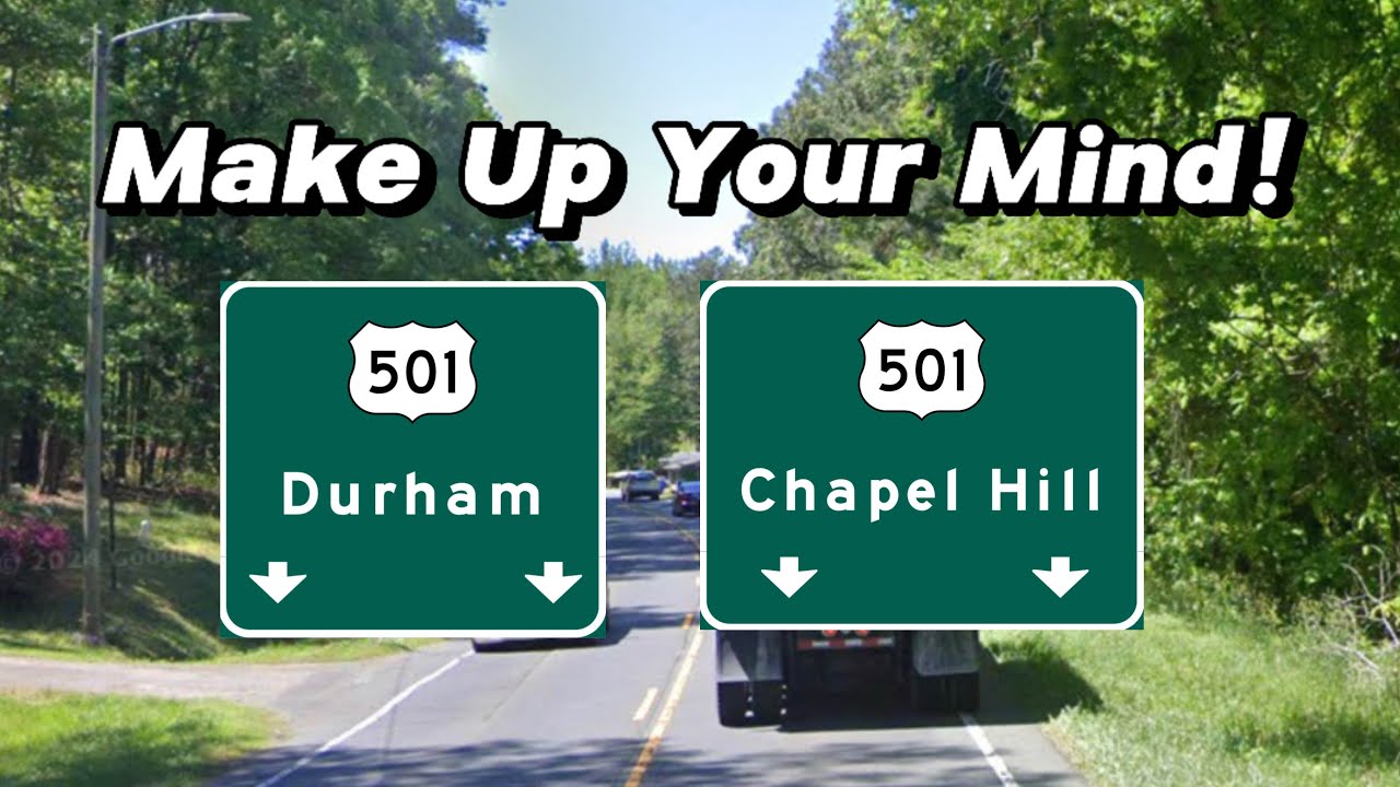 Why are North Carolina Control Cities so Inconsistent? | U.S. 501 Control Cities!