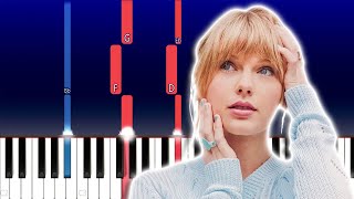 Taylor Swift - Speak Now (Piano Tutorial)