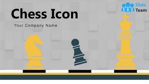 Chess Icon Strategy Circle Hand Showing Displaying