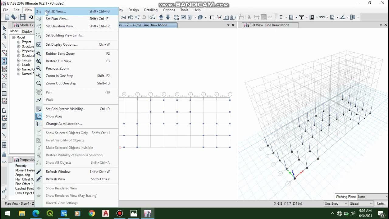 ETABS 2016 Concrete Design Tutorial Tagalog YouTube