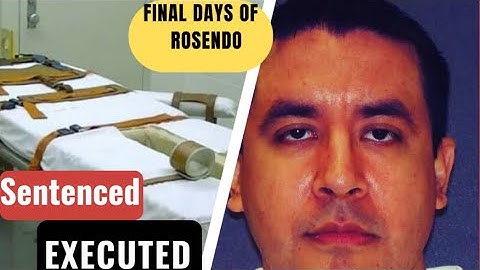 Rosendo Rodriguez III Execution + Last Meal and Words | Texas Death Row (US)