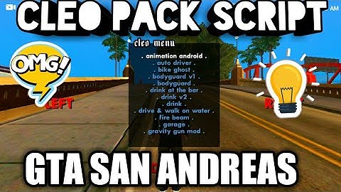 GTA SAN ANDREAS HOW TO ADD CLEO SCRIPT PACK