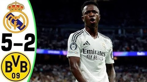Real Madrid vs Dortmund 5-2 ALL Goals & Highlights | FIFA Club world cup