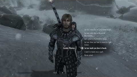 Skyrim AE Modded - Lucien Asks Me To Train Him