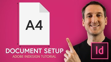 How to set up an A4 document in Adobe Indesign