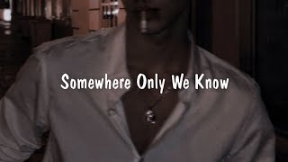 Somewhere only we know 🏹 // Sped up (Tiktok version) 4K