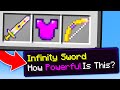 Minecraft, But Custom Infinity Items...