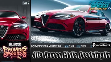 Need For Speed No Limits: Alfa Romeo Giulia Quadrifoglio | Proving Grounds (Day 7 - Challenge)