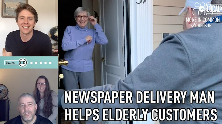 Man help elderly customers afraid to go out during...
