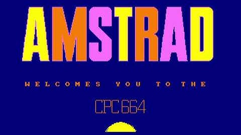 Bienvenue à bord du CPC 664 : Démo de présentation Amsoft (1985)