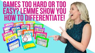 How to Differentiate Math Games