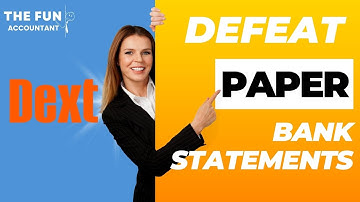 Dext paper bank statement conversions ready for direct import to your accounting software.