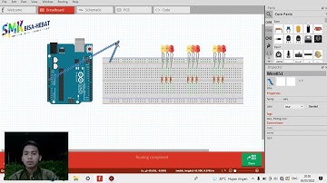 (SIMULASI TRAFFIC LIGHT) MENGGUNAKAN ARDUINO UNO R3 MENGGUNAKAN FRITZING