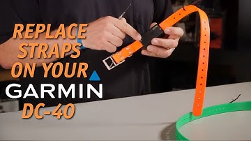 How to Change Garmin DC-40 Straps