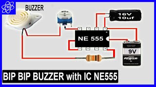 Piezo Buzzer Alarm IC NE555