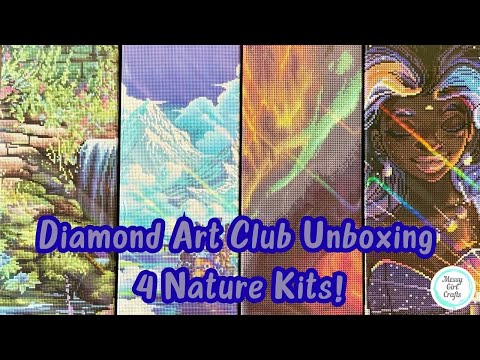 Diamond Art Club Haul – Unboxing 4 Nature Kits! - YouTube