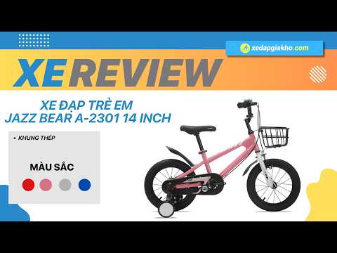 Video Xe Đạp Trẻ Em Jazz Bear A-2301 14 Inch