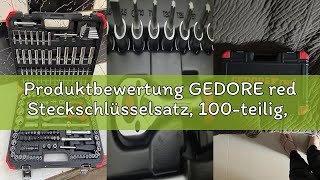 Produktbewertung GEDORE red Steckschlüsselsatz, 100-teilig, Mit Umschaltknarre, Ratsche, Steckschlüs