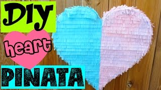 DIY HEART PINATA