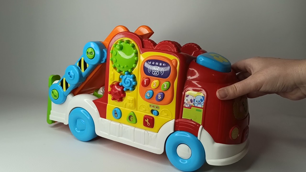 Інтерактивний автомобільний транспортер з інтерактивною машинкою. Vtech.