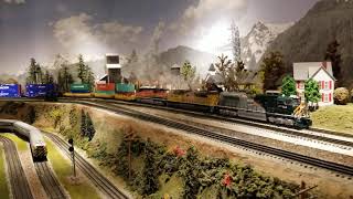MTH Union Pacific, Southern Pacific, Western Pacific Heritage Stack Train San Diego 3-Railers 02-23