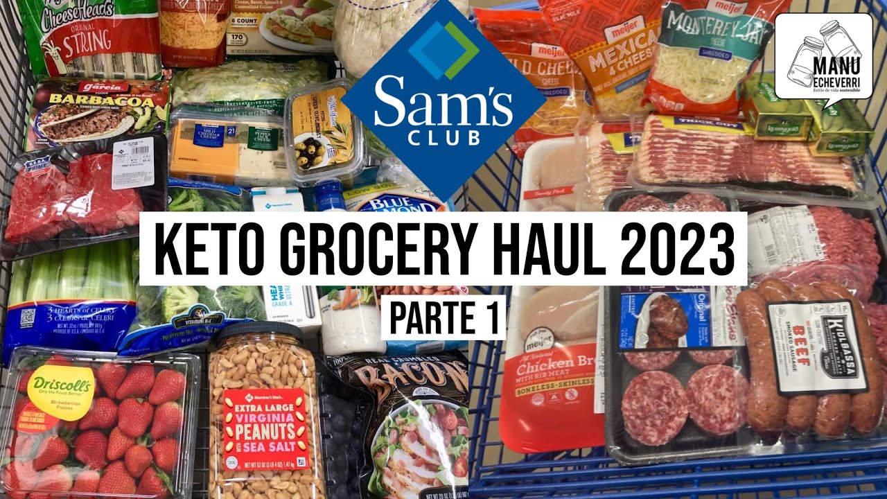 🛒KETO GROCERY HAUL SAM’S CLUB 2023 PARTE 1 PRODUCTOS KETO EN SAM’S