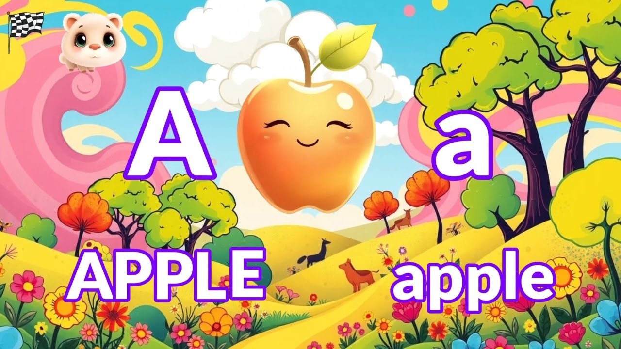 ⭐ Изучение алфавита A B C D | Веселая песенка про алфавит | Детский образовательный мультфильм