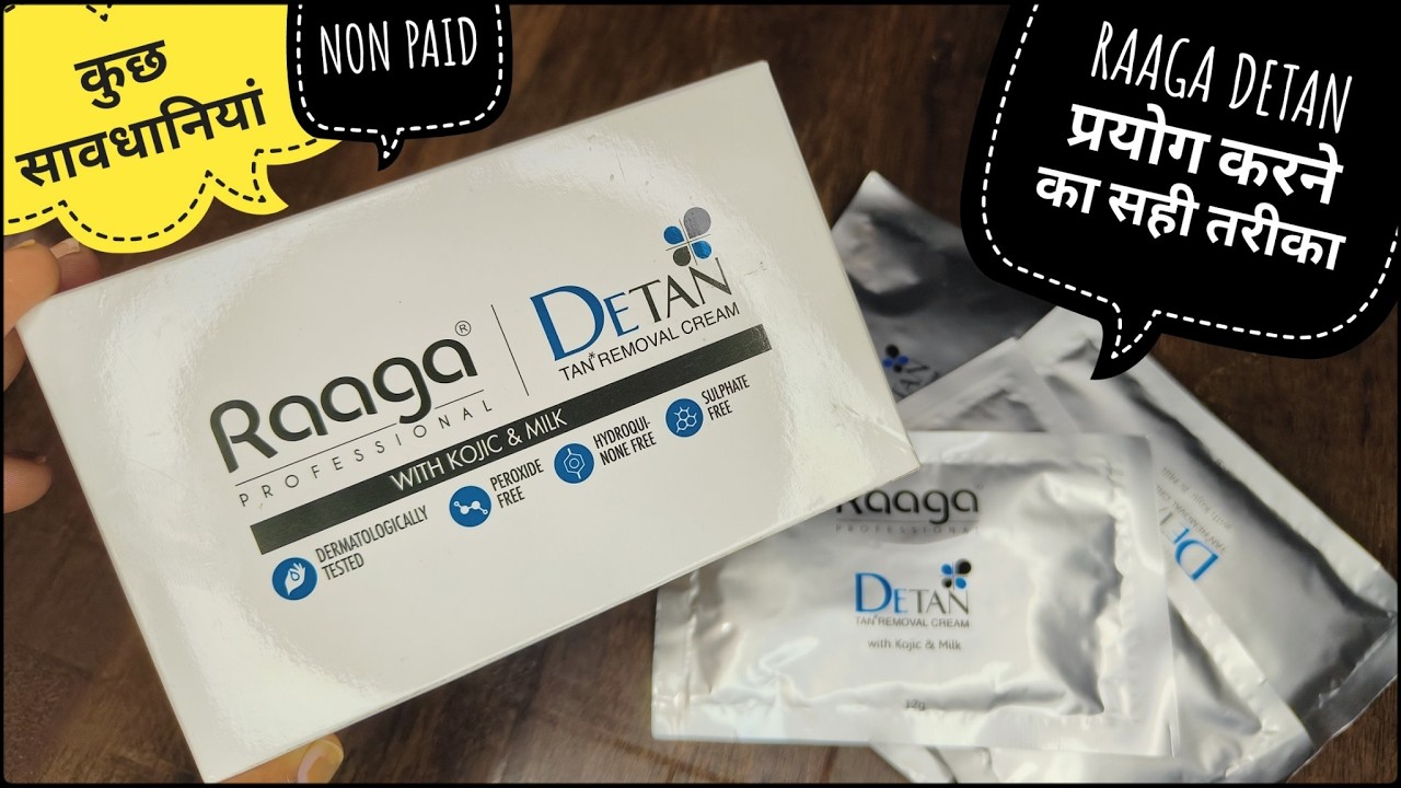 Raaga De Tan Cream | Raaga Detan Review | How to use raaga detan de tan cream | 2026 | Raaga Detan 