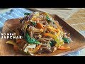 Easy Korean Japchae Recipe | No Meat Japchae | Tofu and Mushroom Japchae