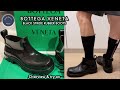 Bottega Veneta Black Stride Rubber Boots: Overview and Try-on