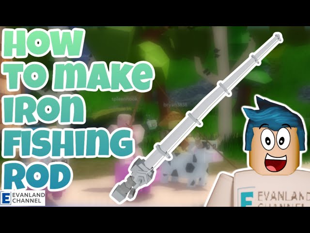 HOW TO MAKE THE IRON FISHING ROD IN ROBLOX ISLANDS, FULL REVIEW