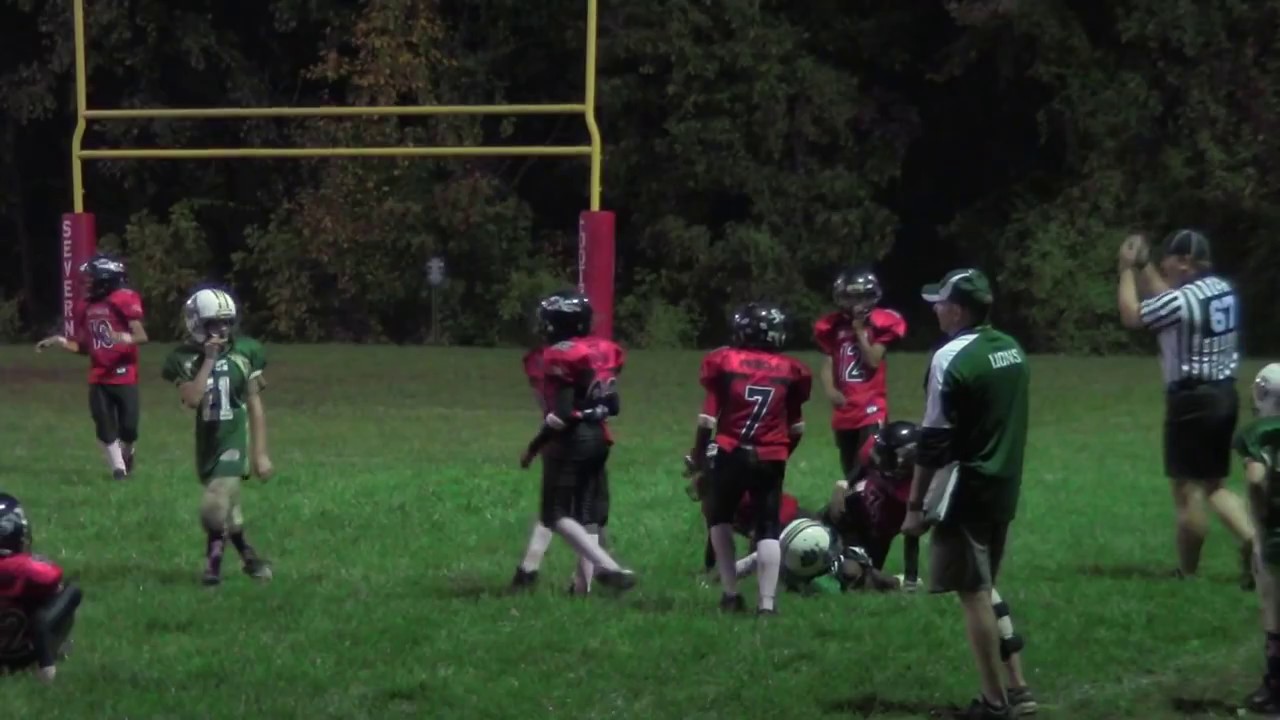 2011 QUEEN ANNES 100LB FOOTBALL UQA LIONS VS SEVERN