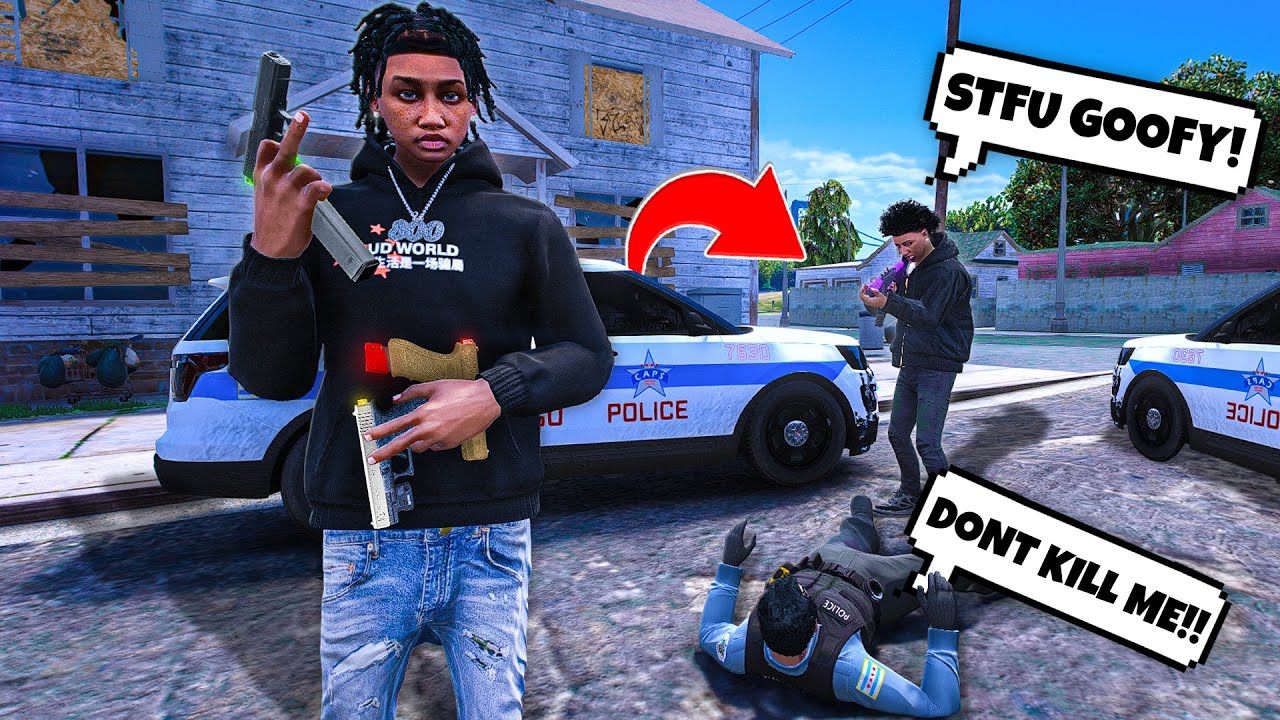 I Spent 24 Hours CRASHING OUT with my GANG in CHICAGO in GTA 5 RP..