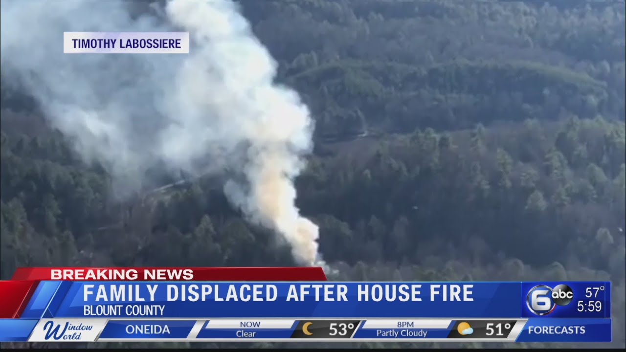 Family displaced after house fire - YouTube