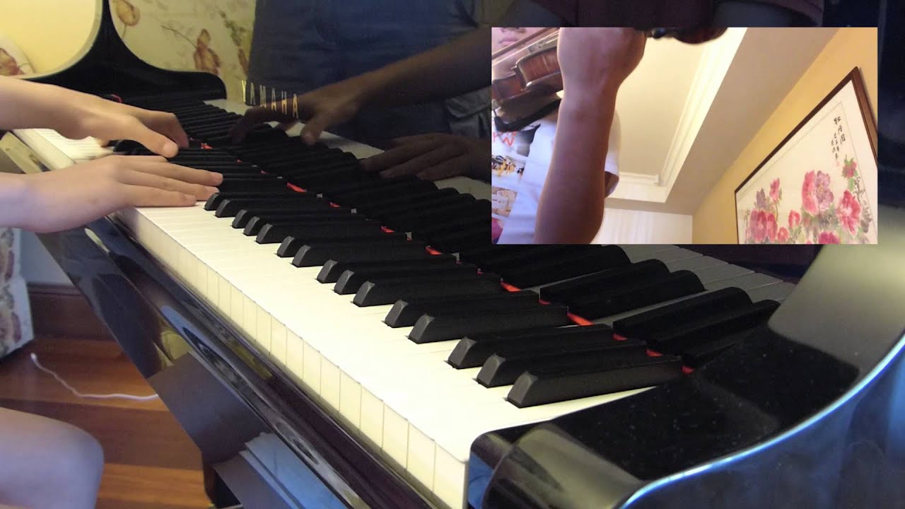 Laputa - castle in the sky carrying you/innocent (violin/piano duet)