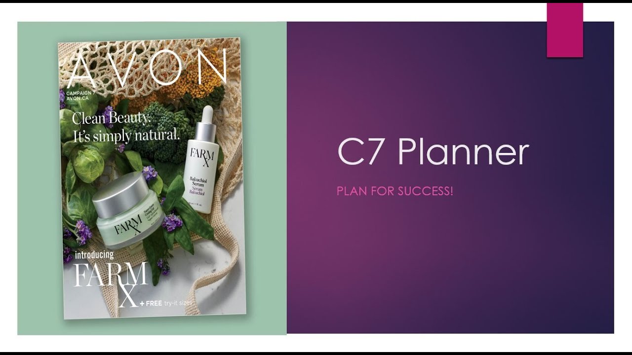 Campaign 7 Team Planner | Plan Your Earnings |The Dancing Avon Lady