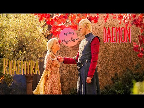 Daemon and Rhaenyra Targaryen speaking High Valyrian to each other || all scenes (HD, coloring)