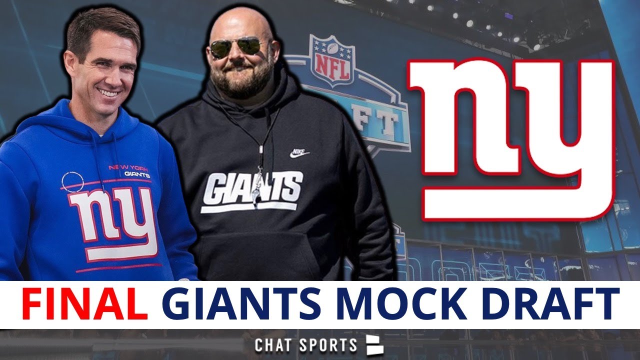 FINAL New York Giants Mock Draft Prior To The 2022 NFL Draft 7 Round