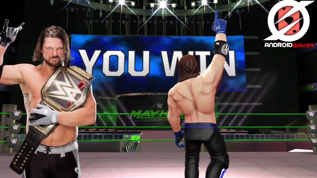 WWE Mayhem Game play 1 - Qet Android#gamer - YouTube