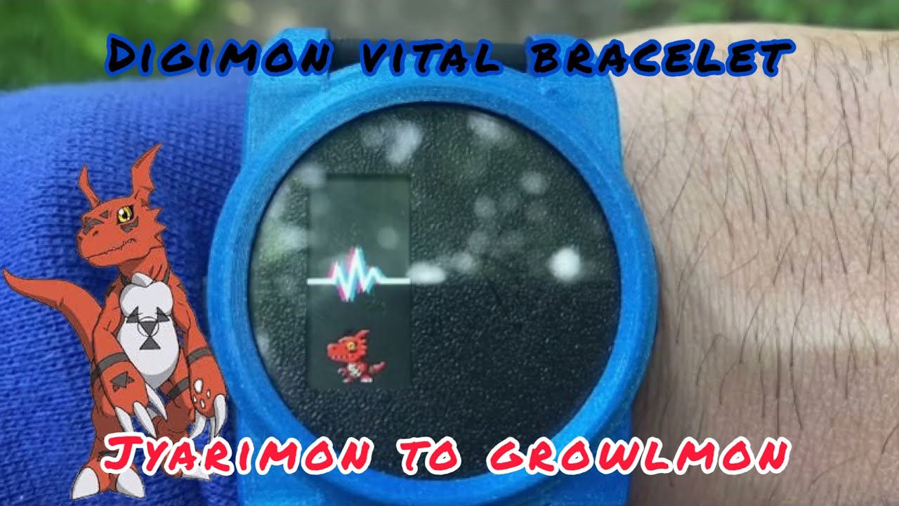 Digimon Vital Bracelet - Jyarimon To Growlmon
