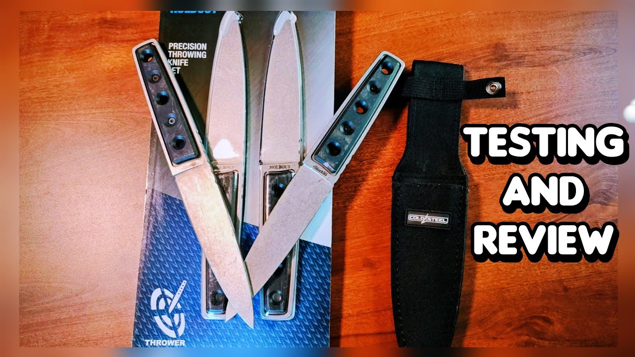 Cold Steel Stickman Holdout Unboxing, Testing, and Review 