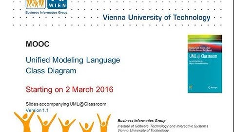 Announcement MOOC UML Class Diagram