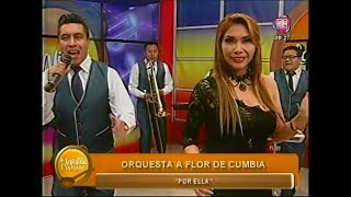 VIENDO ES LA COSA A FLOR DE CUMBIA ORQUESTA