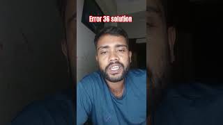 Lift control Nice 3000 error 36 solution bd