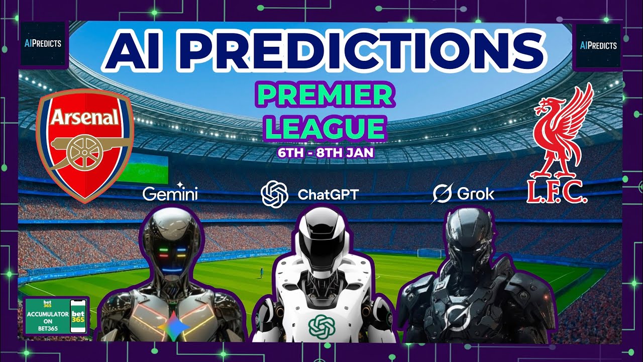 Grok v ChatGPT v Gemini - AI Football Predictions | Premier League 6th - 8th January (ft. AI Bet)