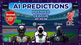 Grok v ChatGPT v Gemini - Prediksi Sepak Bola AI | Liga Premier 6 - 8 Januari (bersama AI Bet)