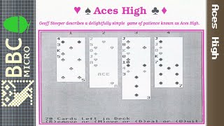 Aces High - BBC Micro [Longplay]